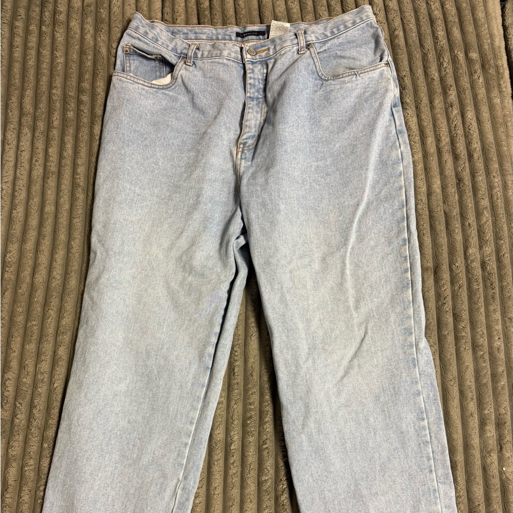 Bill Blass Light Blue Straight Leg Jeans